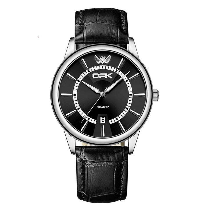 Single-calendar Waterproof Quartz Mens Watch