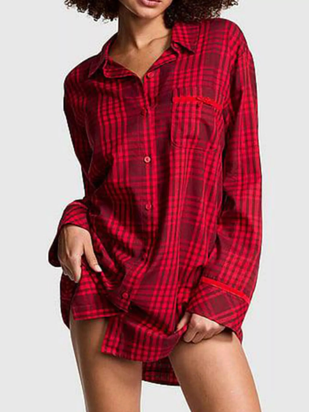 Striped Long Sleeve Button-Up Shirt