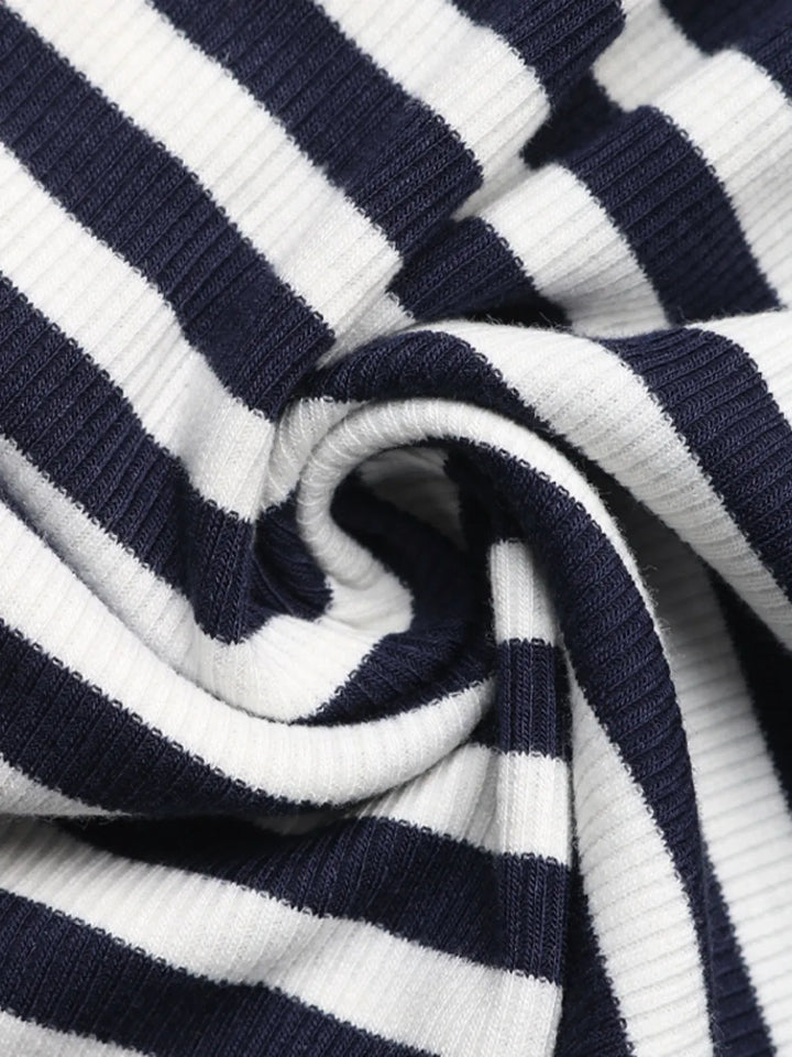 Striped Round Neck Tank