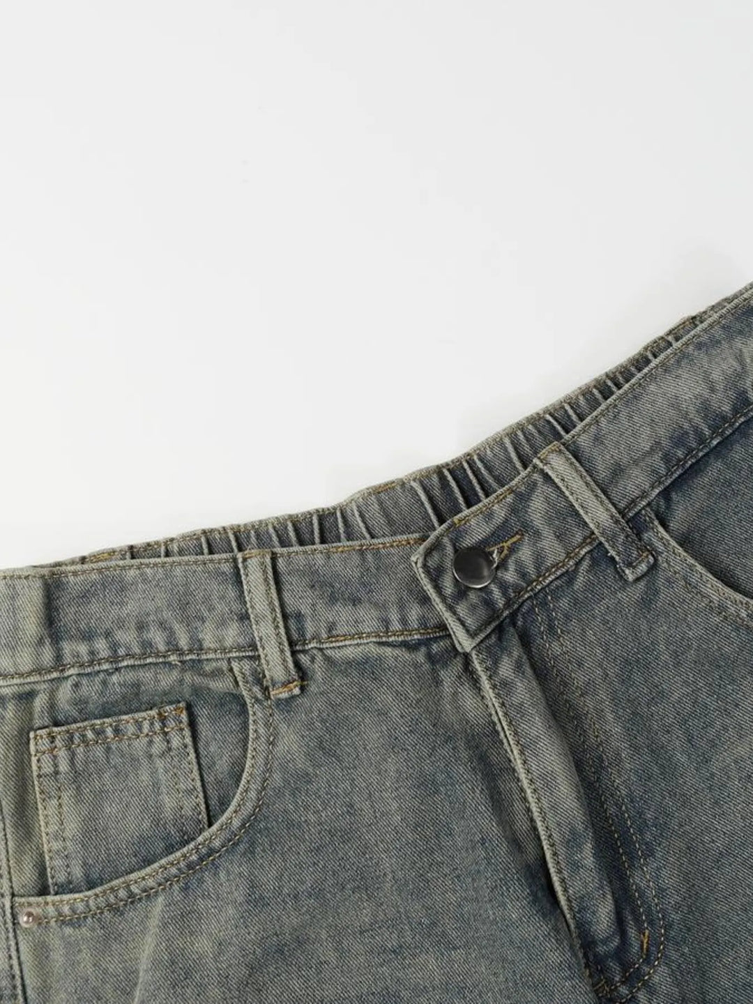 Men's High Waist Wide Leg Jeans