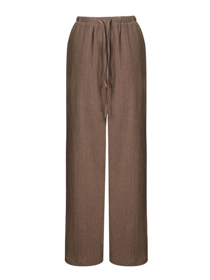 Tied Wide Leg Pants