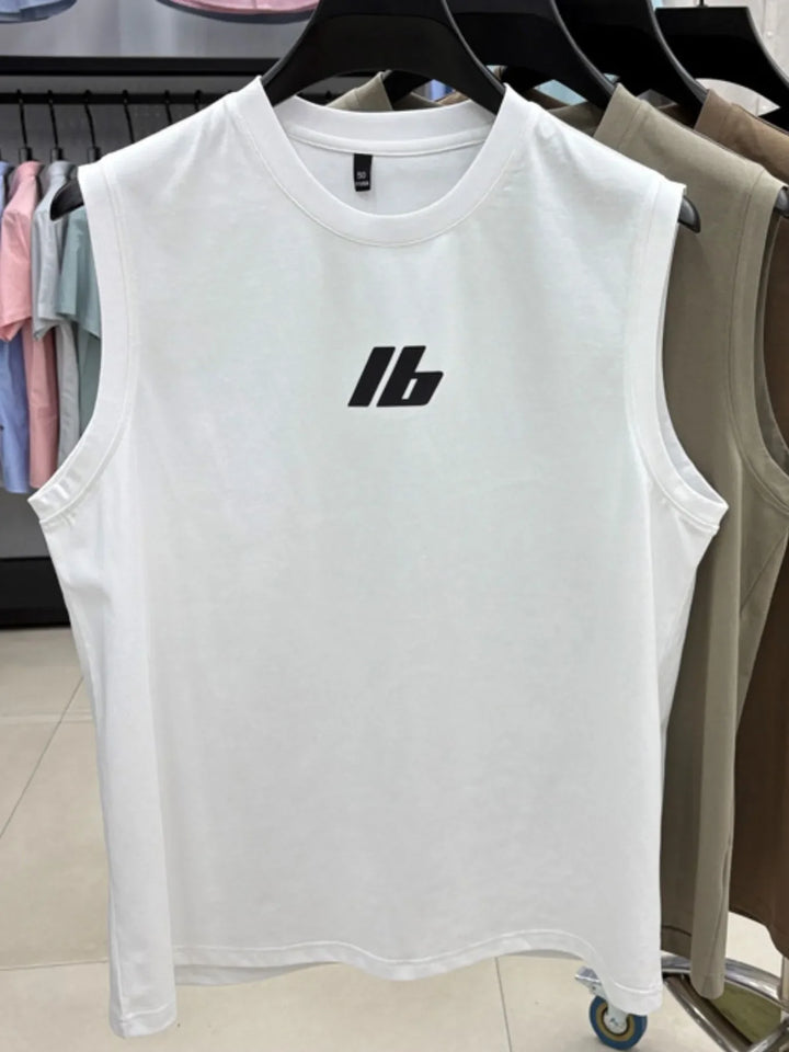 Men's Plus Size Round Neck Tank
