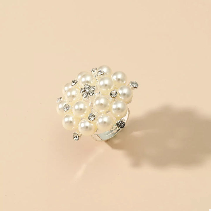Pearl Cluster Ring
