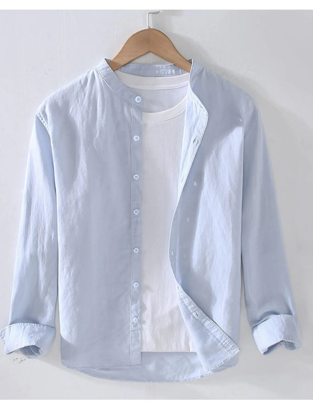 Men's Full Size Button Up Long Sleeve Shirt Plus Size