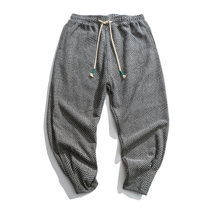 Retro-textured Woolen Thickened Casual Pants
