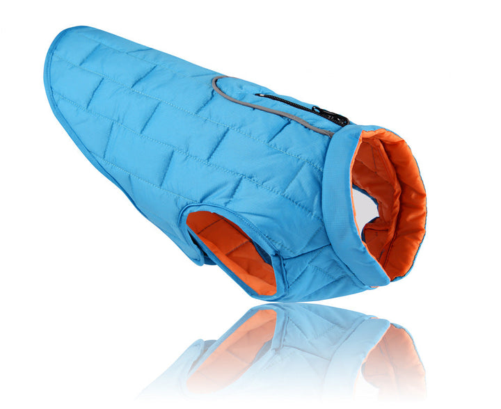 Autumn And Winter Pet Clothes Double Color Checker