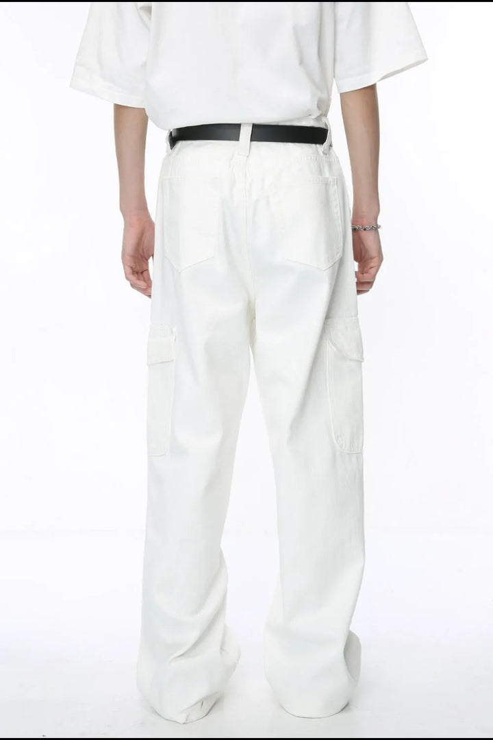 Wide Leg Jeans with Pockets