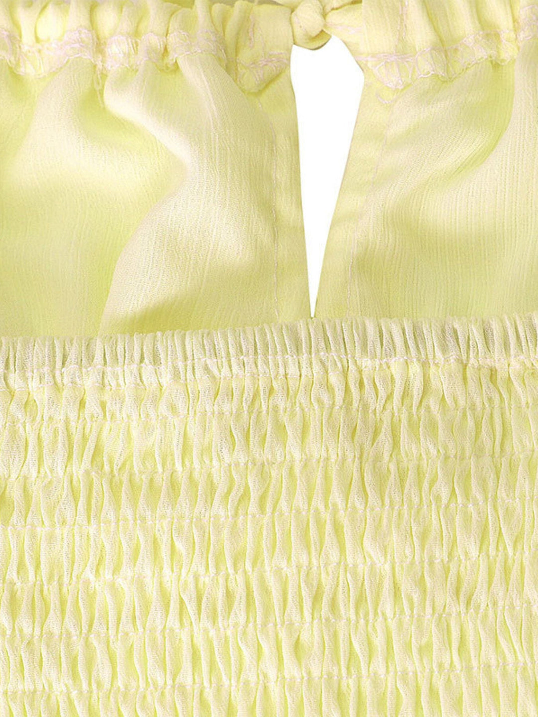Smocked Tie Front Cami and Skirt Set