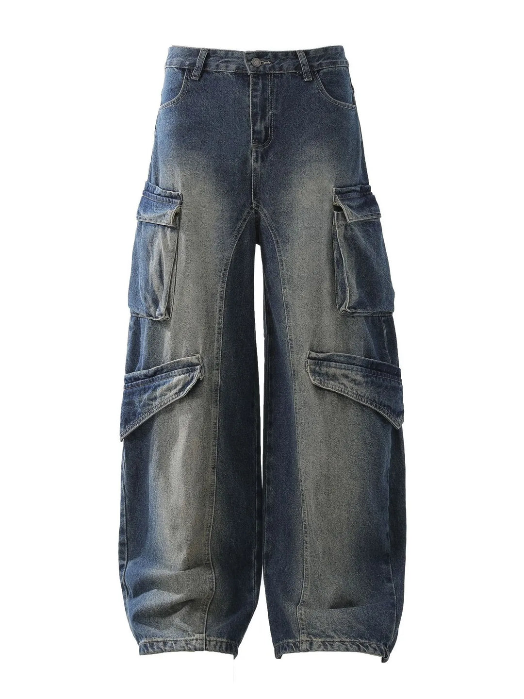 Men's Wide Leg Cargo Jeans