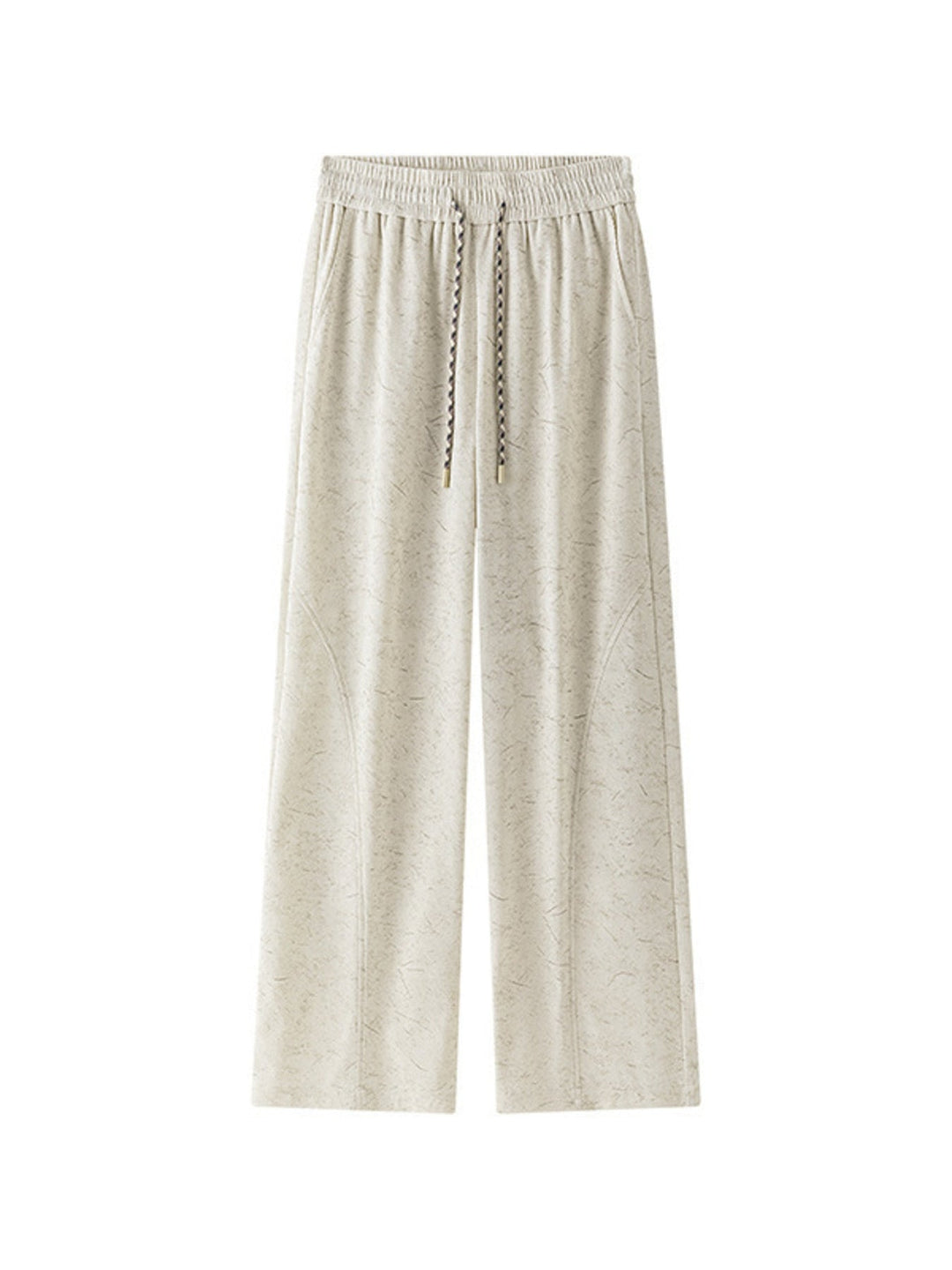 Men's Plus Size Corduroy Drawstring Wide Leg Pants