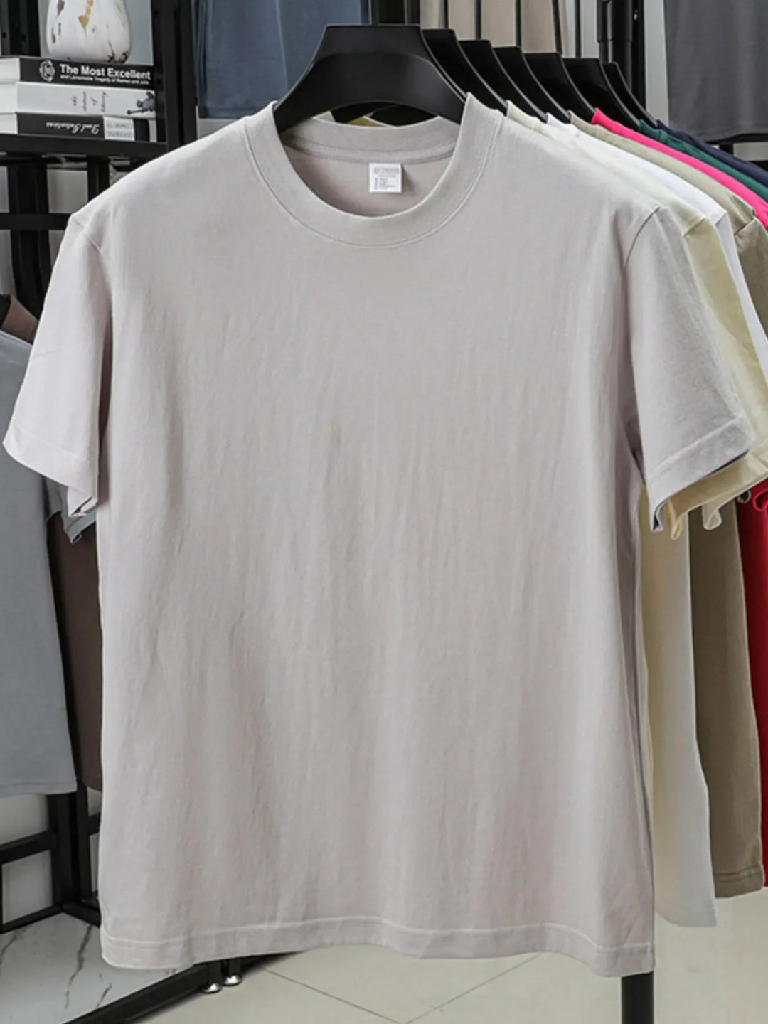 Men's Full Size Round Neck Short Sleeve T-Shirt Plus Size