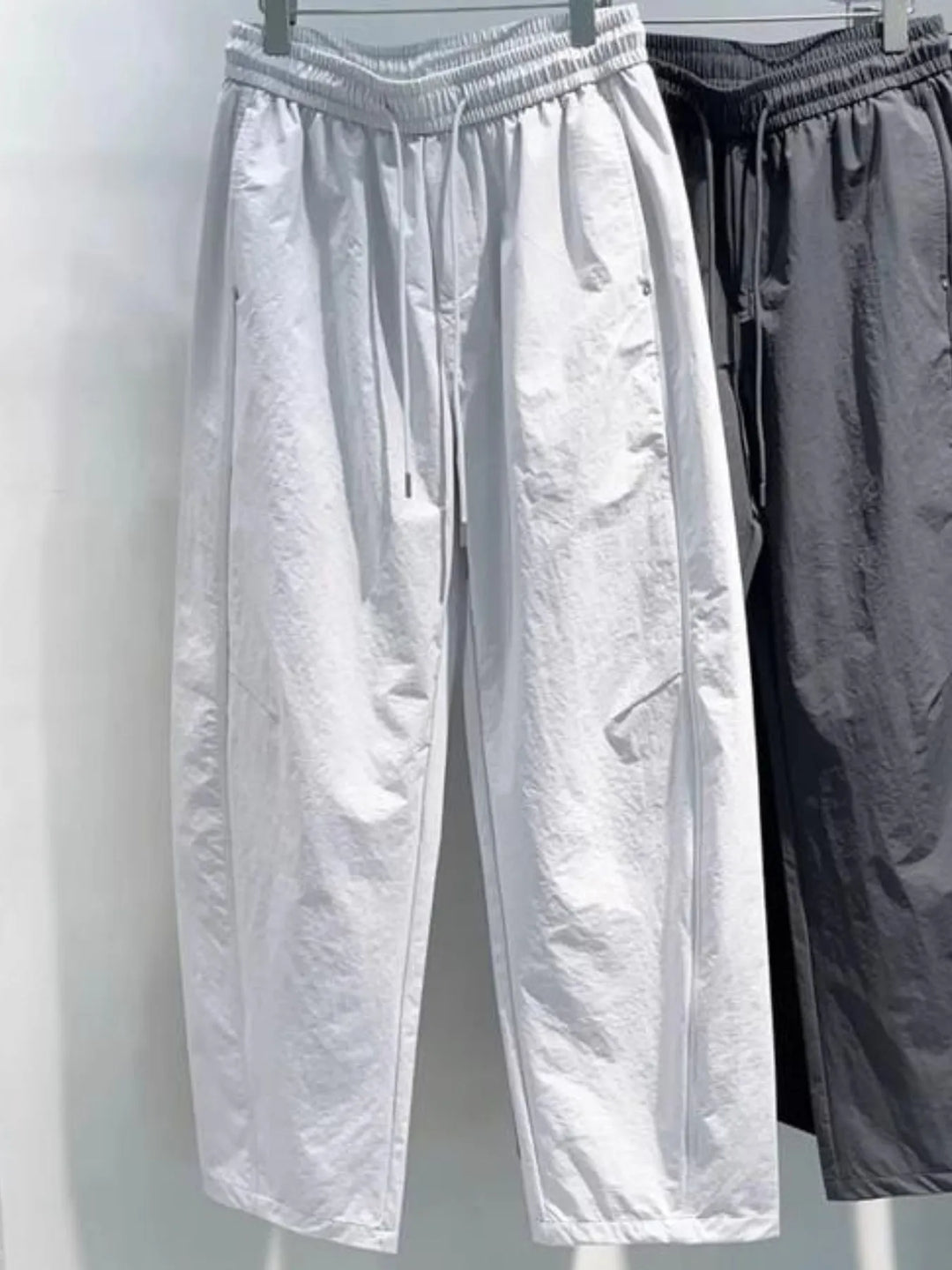 Men's Plus Size Drawstring Wide Leg Pants
