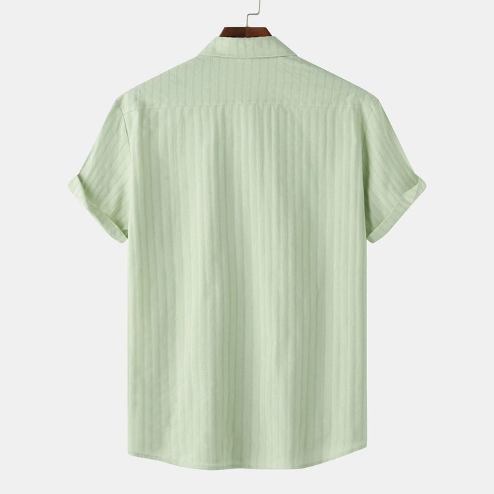 Men's Casual Short Sleeve Button Down Shirt