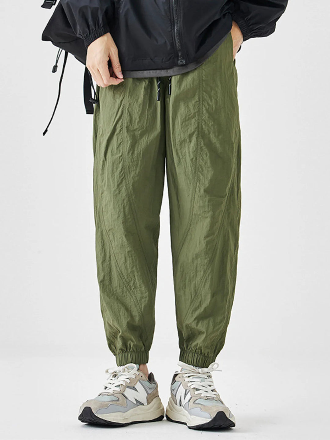 Men's Plus Size Drawstring Loose Fit Joggers