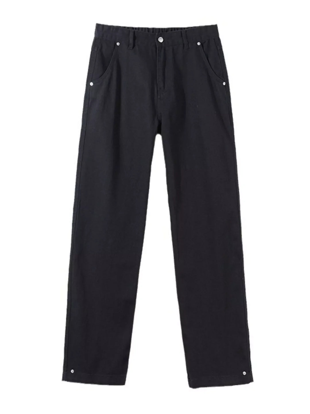 Men's Full Size Washed Wide Leg Jeans Plus Size