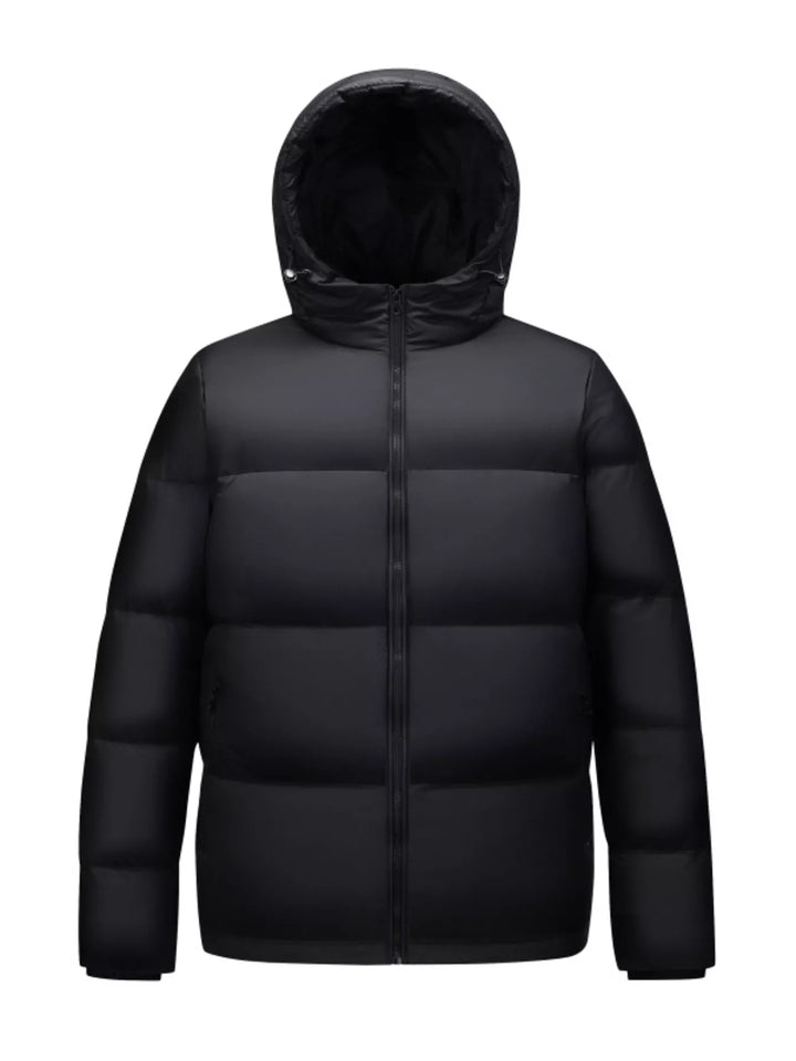 Men's Full Size Warm Padded Hooded Puffer Jacket Plus Size