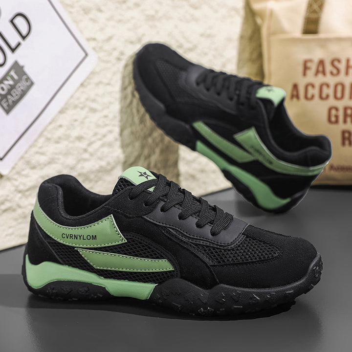 2026 New Summer Men's Shoes, Breathable Mesh Trendy Skate Shoes, Fashion Casual Comfortable Versatile Dad Sneakers
