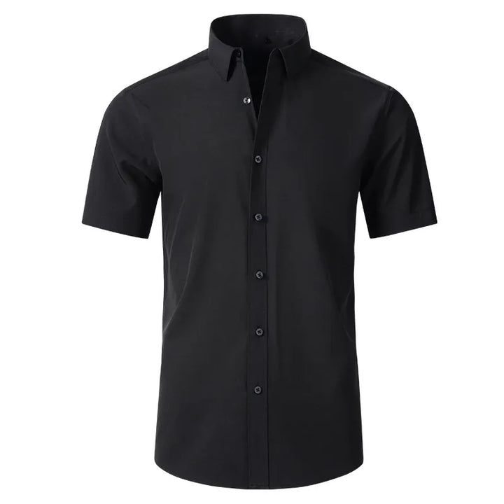Men's Plus Size Button Up Short Sleeve Shirt
