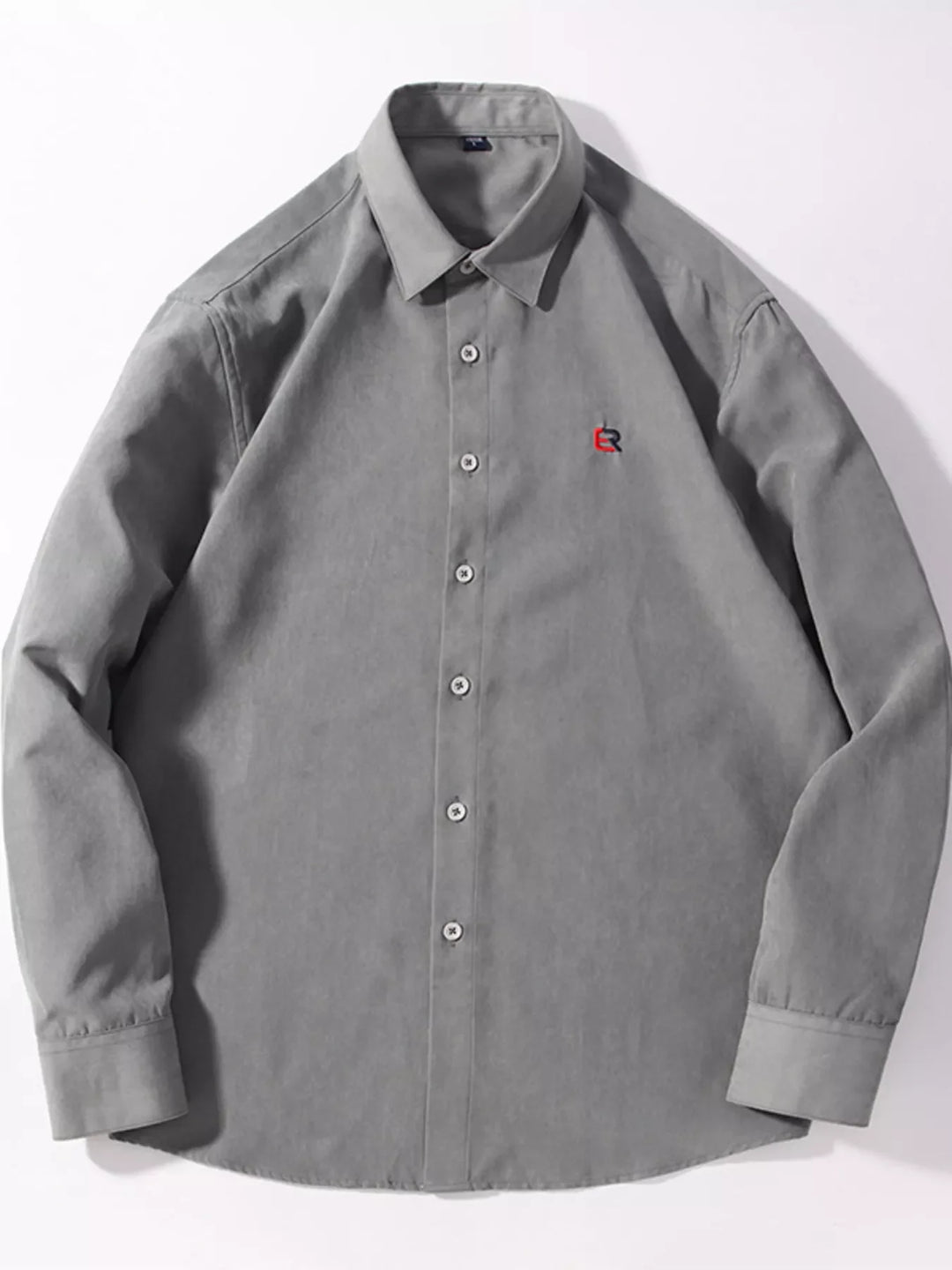Men's Full Size Casual Button Up Long Sleeve Shirt Plus Size