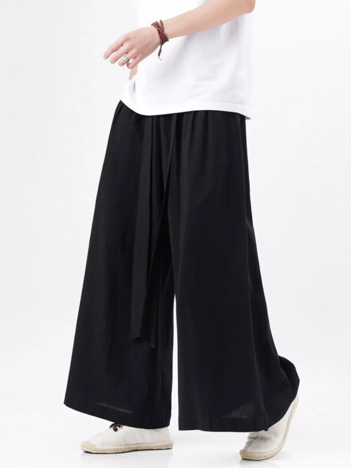 Men's Plus Size Wide Leg Pants