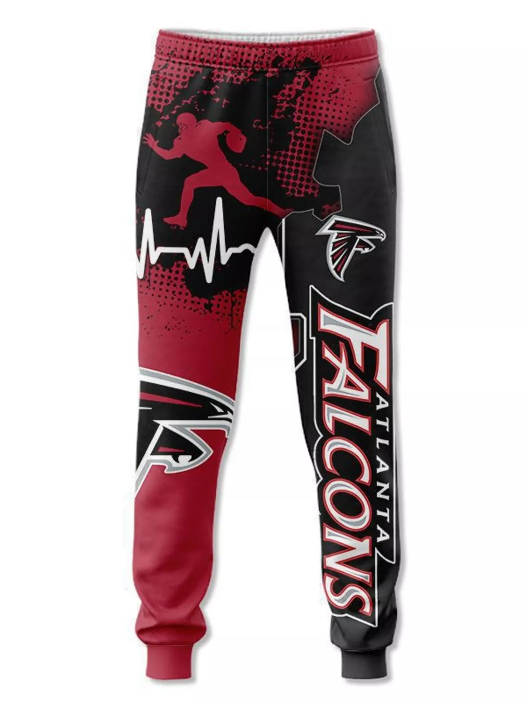 Men's Full Size Printed Loose Fit Joggers Plus Size
