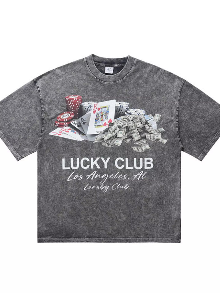 Men's Graphic Round Neck Short Sleeve T-Shirt