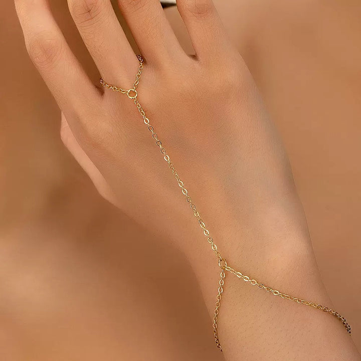 Womens Alloy Multi-layer Ring Chain