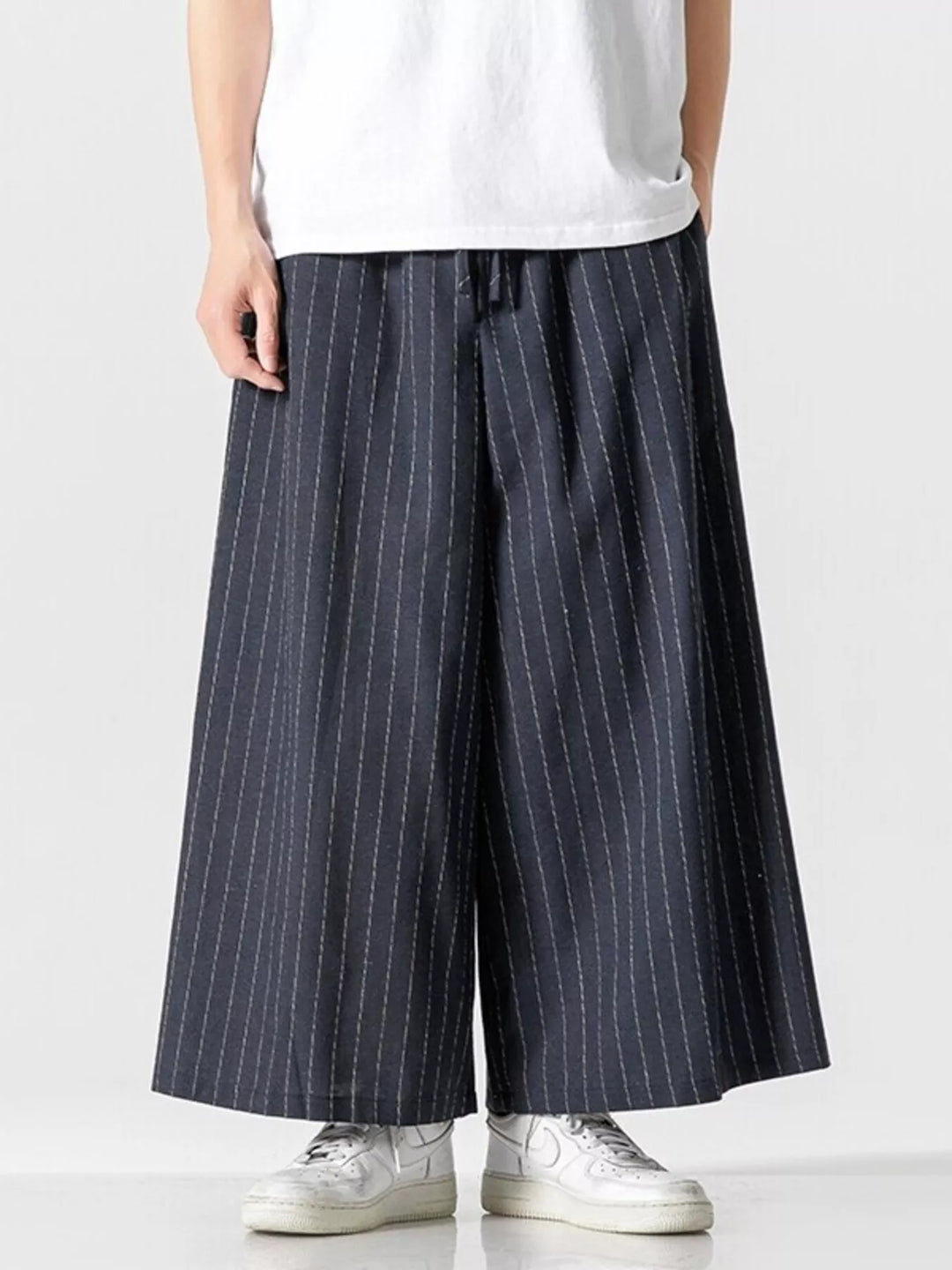 Men's Plus Size Wide Leg Casual Pants