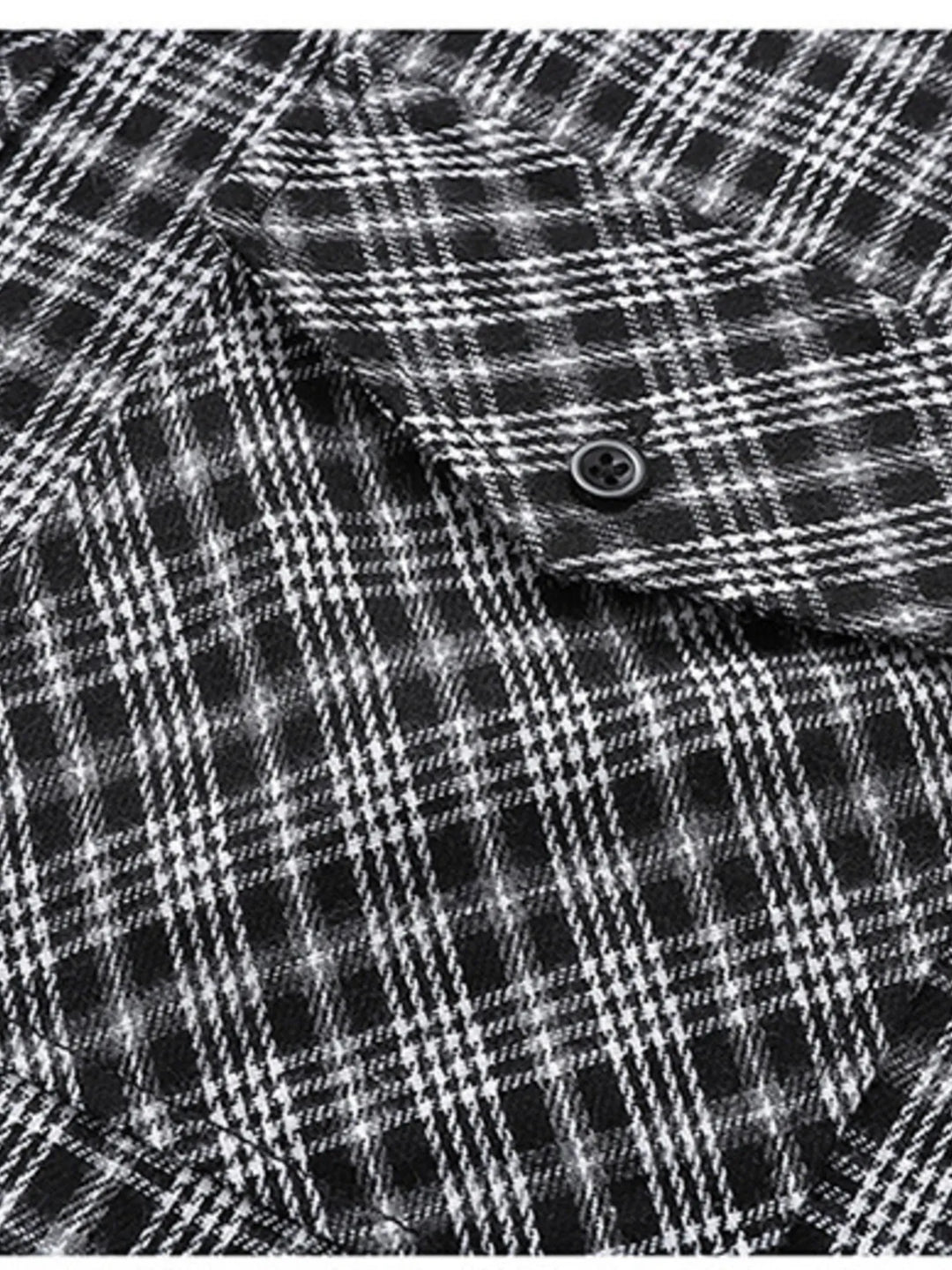 Men's Casual Plaid Long Sleeve Shirt