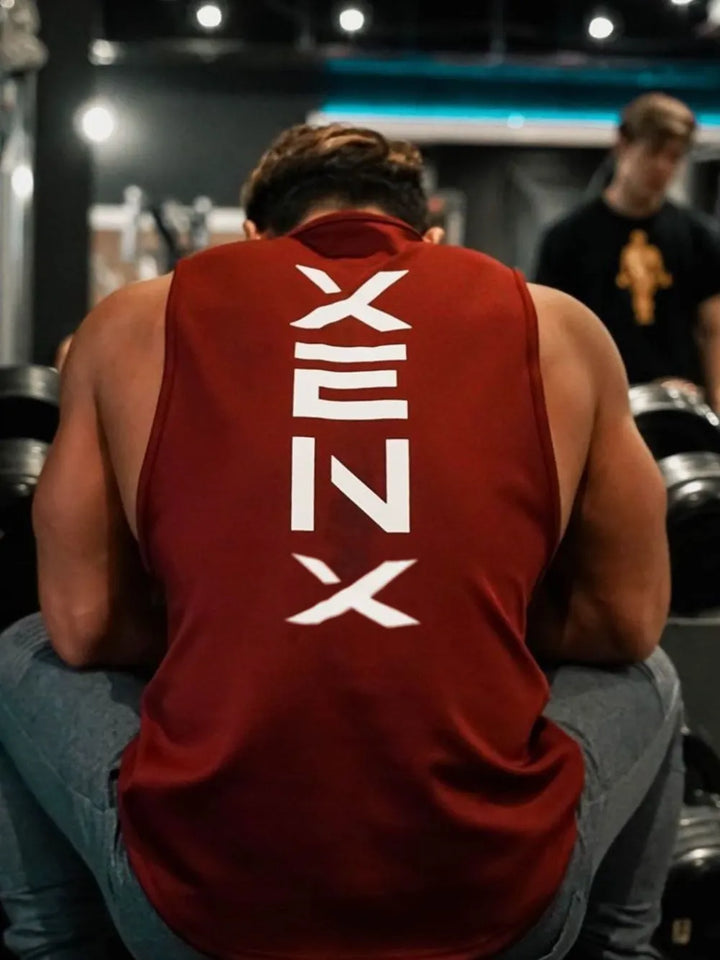 Men's Plus Size Round Neck Tank