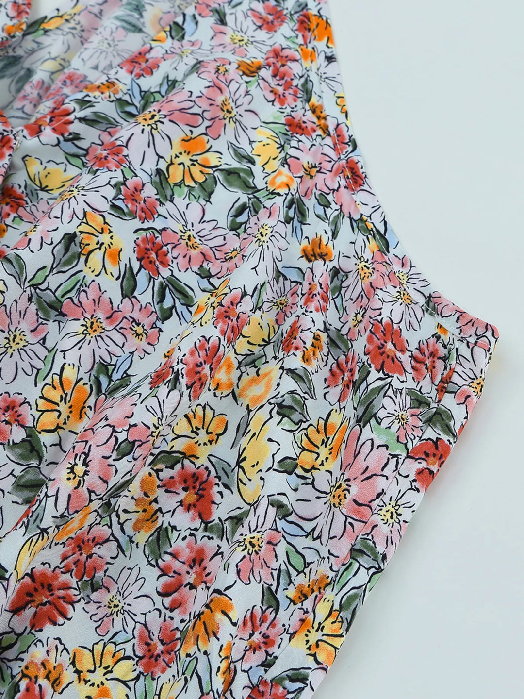 Floral Print Halter Cami