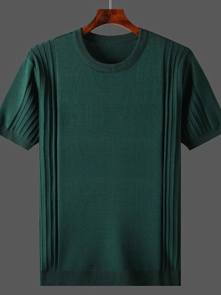 Men's Plus Size Round Neck Short Sleeve T-Shirt