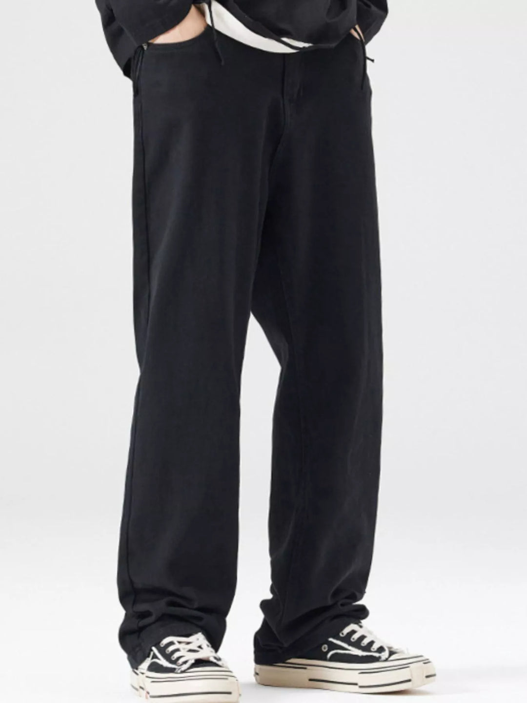 Men's Full Size Wide Leg Jeans Plus Size