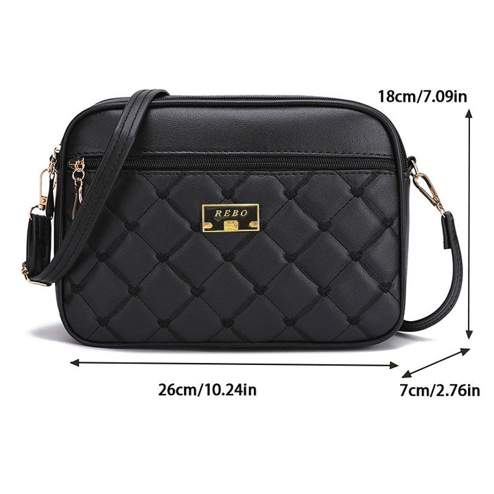 Womens Wide-strap Shoulder Crossbody Bag