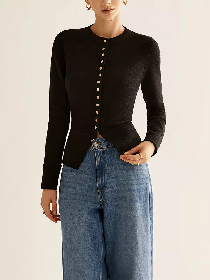 Button-Down Slim Fit Cardigan