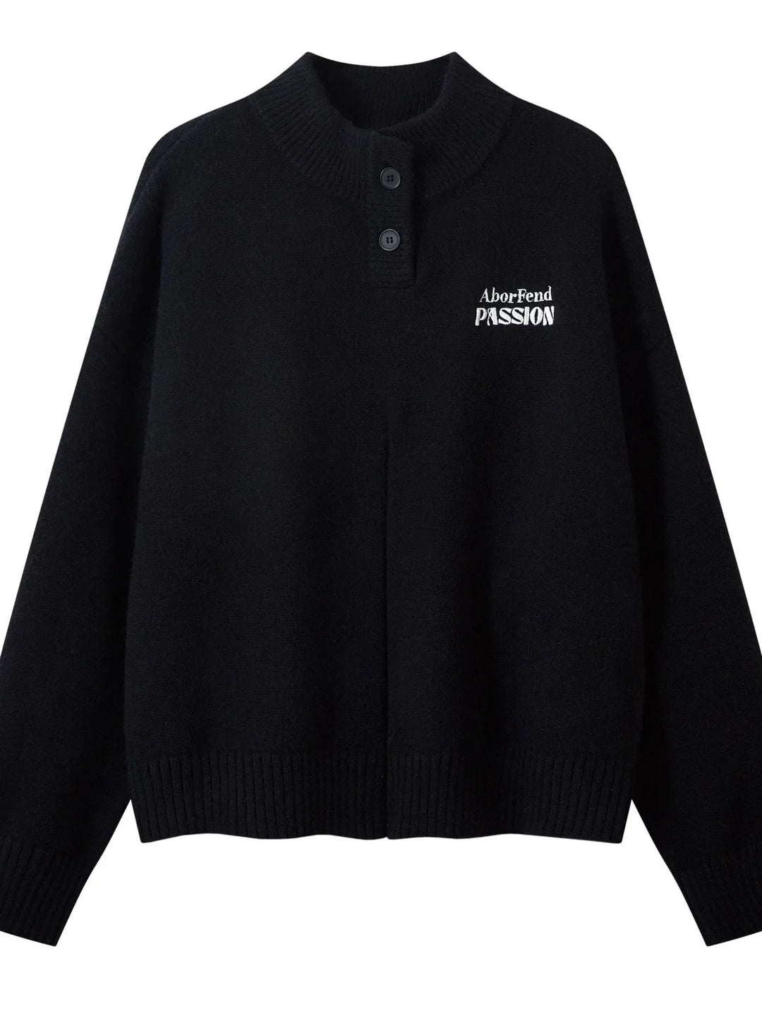 Men's Oversized Quarter-Zip Knit Sweater