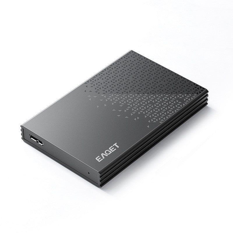 Portable Hard Drive Backup Storage High-speed Shock-resistant Black