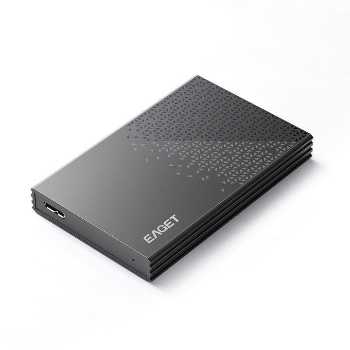 Portable Hard Drive Backup Storage High-speed Shock-resistant Black