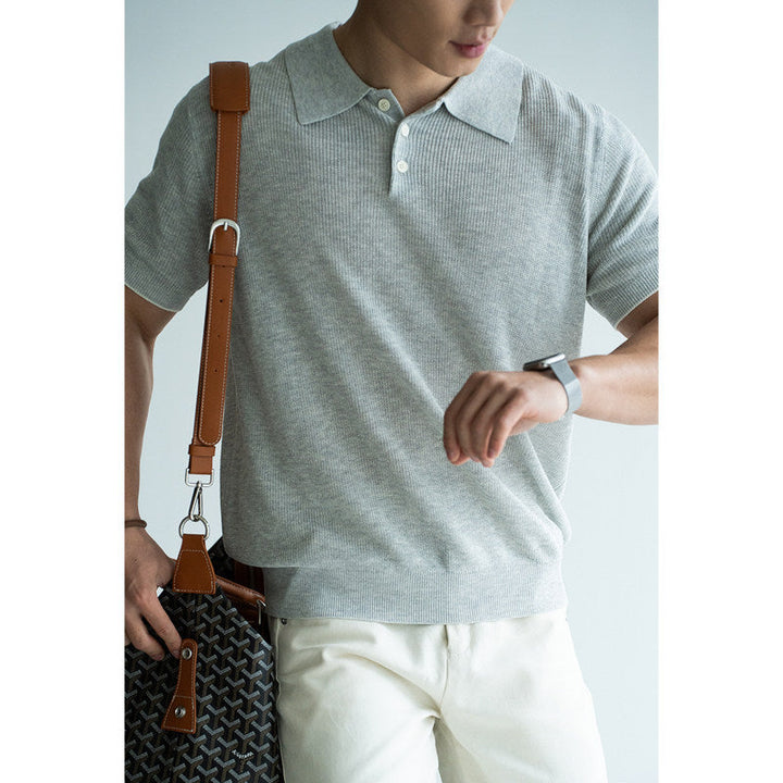 Mens Summer Casual Short-Sleeve T-Shirt