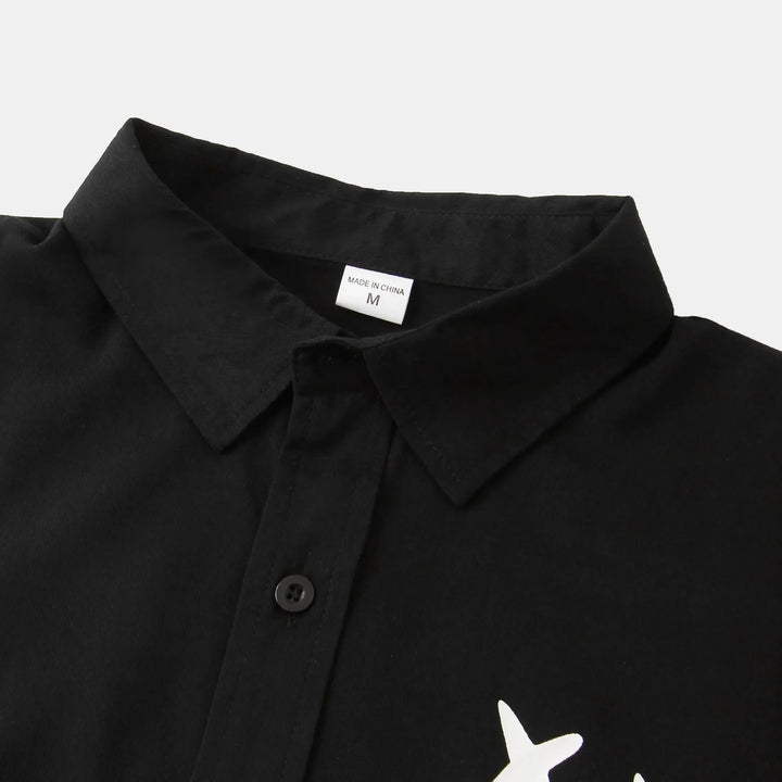 Men's Plus Size Casual Short Sleeve Button Down Shirt