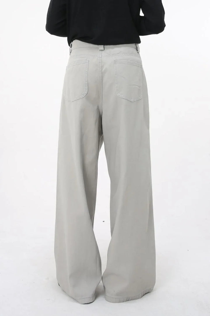 Wide Leg Jeans with Pockets