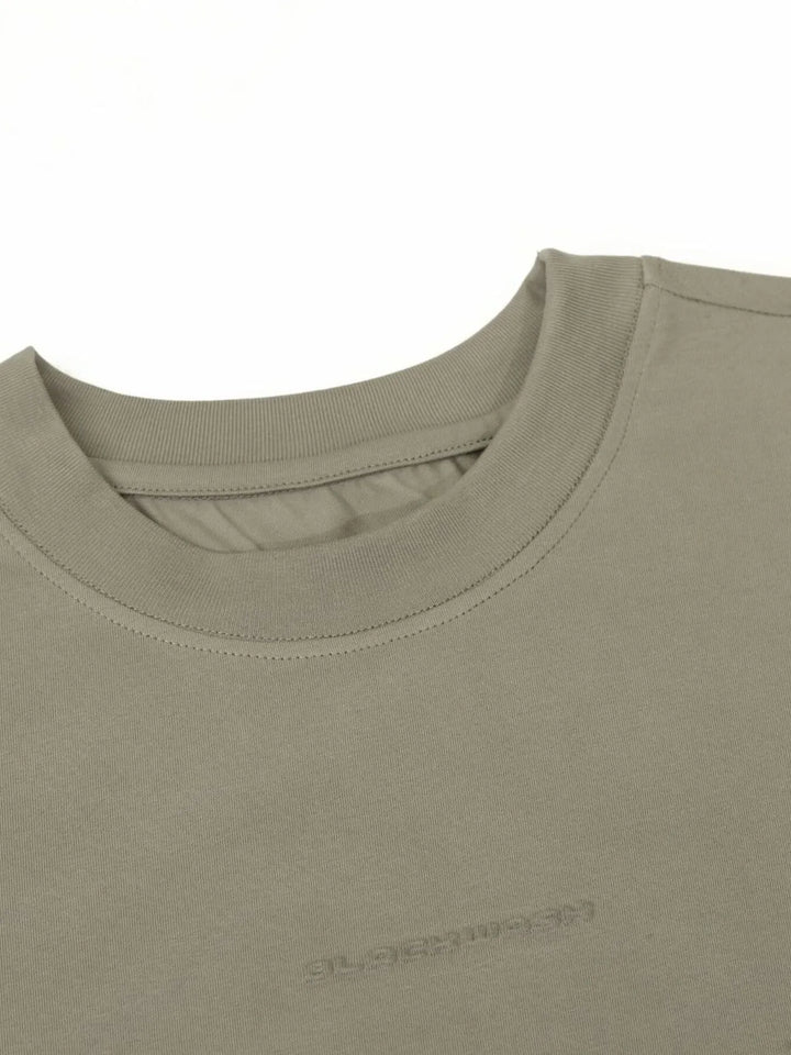 Men's Contrast Round Neck Short Sleeve T-Shirt