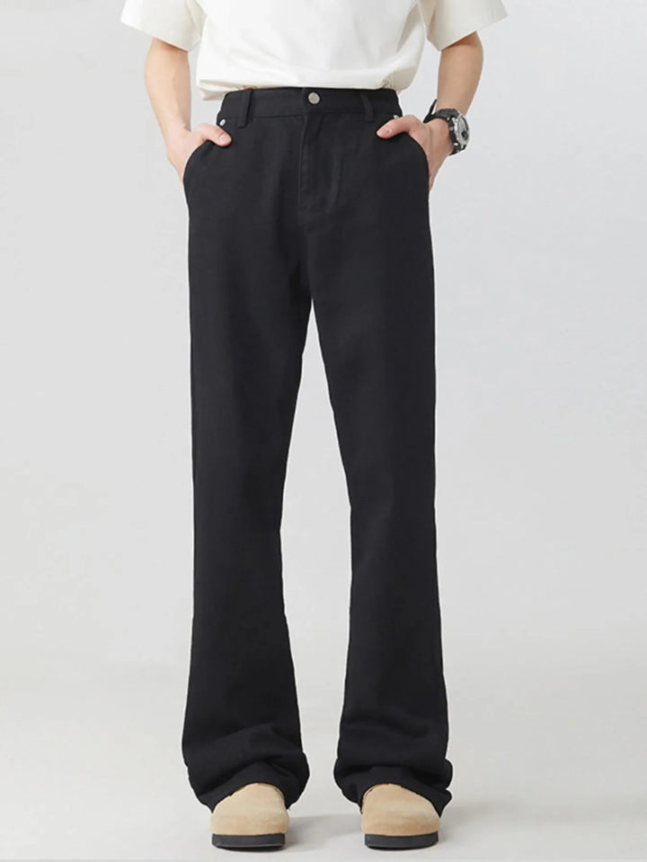 Men's Full Size Round Neck Short Sleeve Jeans Plus Size