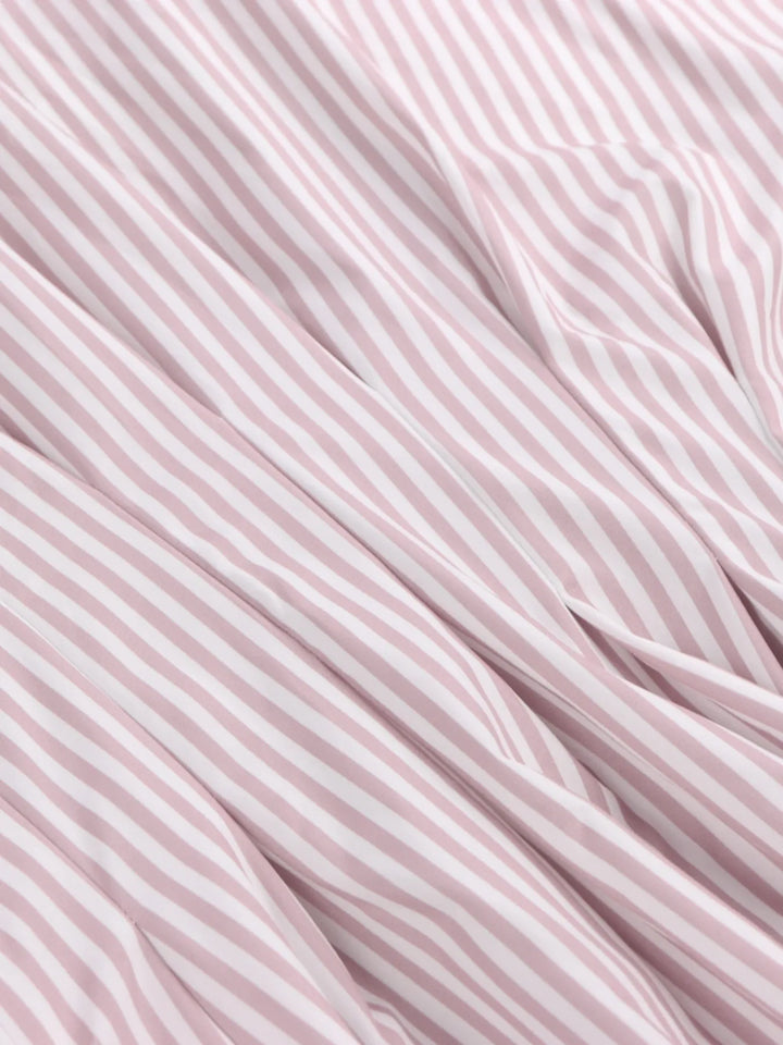 Striped Short Sleeve Button-Up Shirt