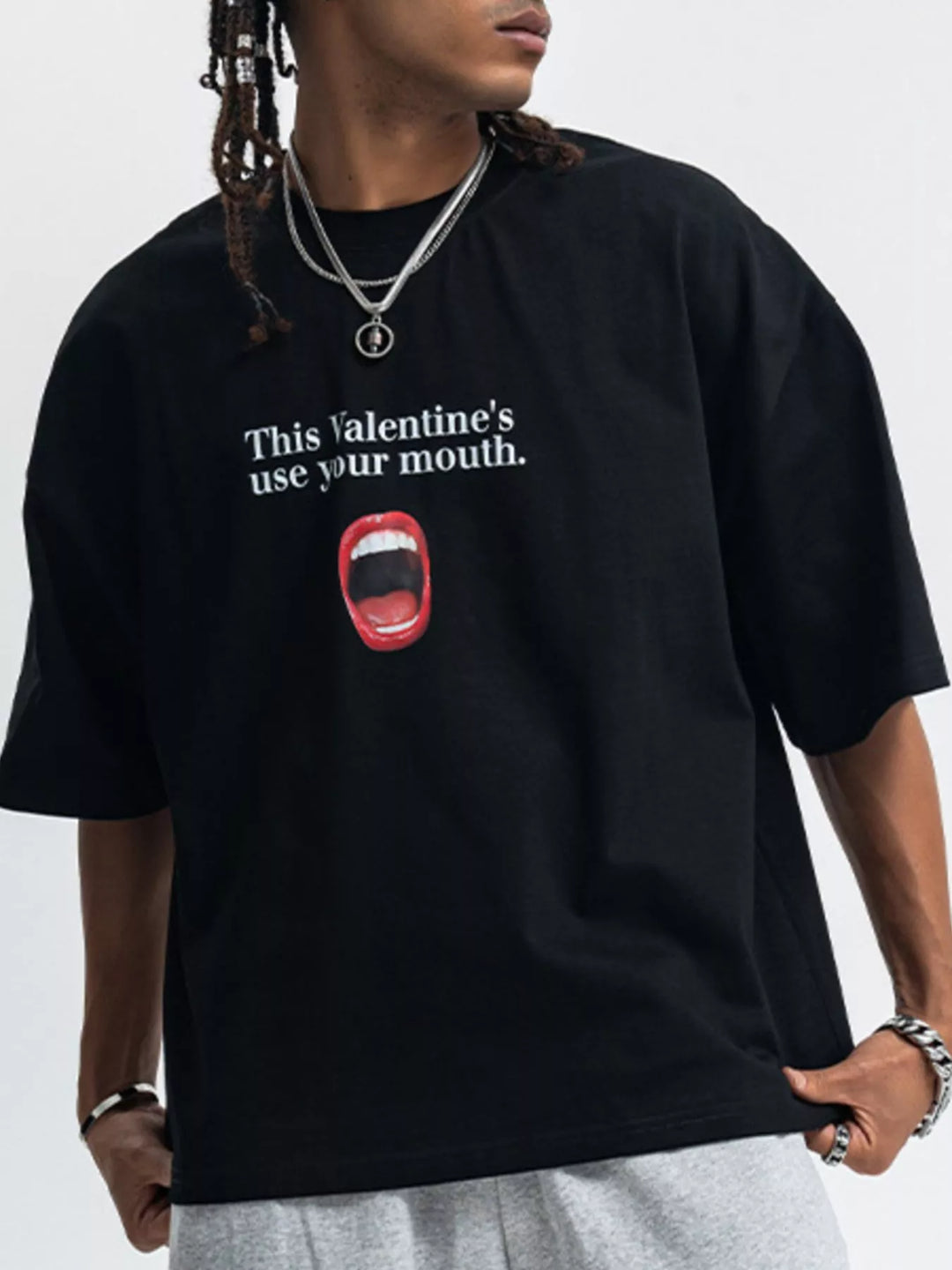 Men's Graphic Round Neck Half Sleeve T-Shirt