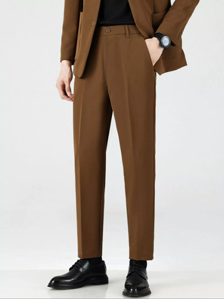 Men's Slim-Fit Business Casual Pants