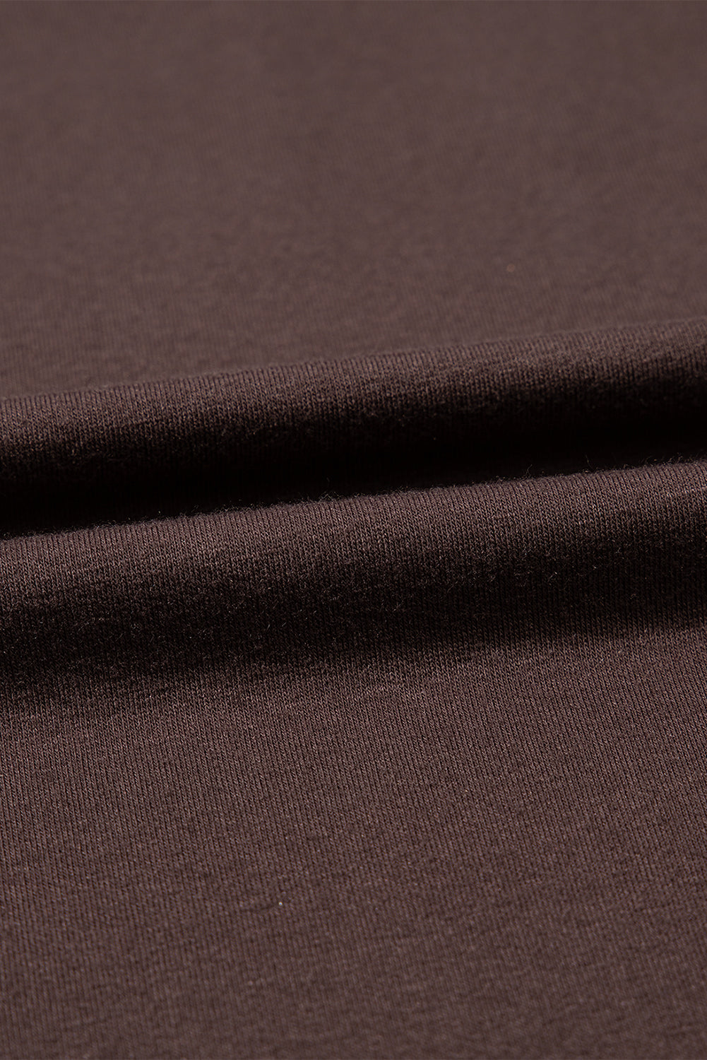 Dark Brown Contrast Lace Raglan Sleeve Pleated Detail Shift Dress