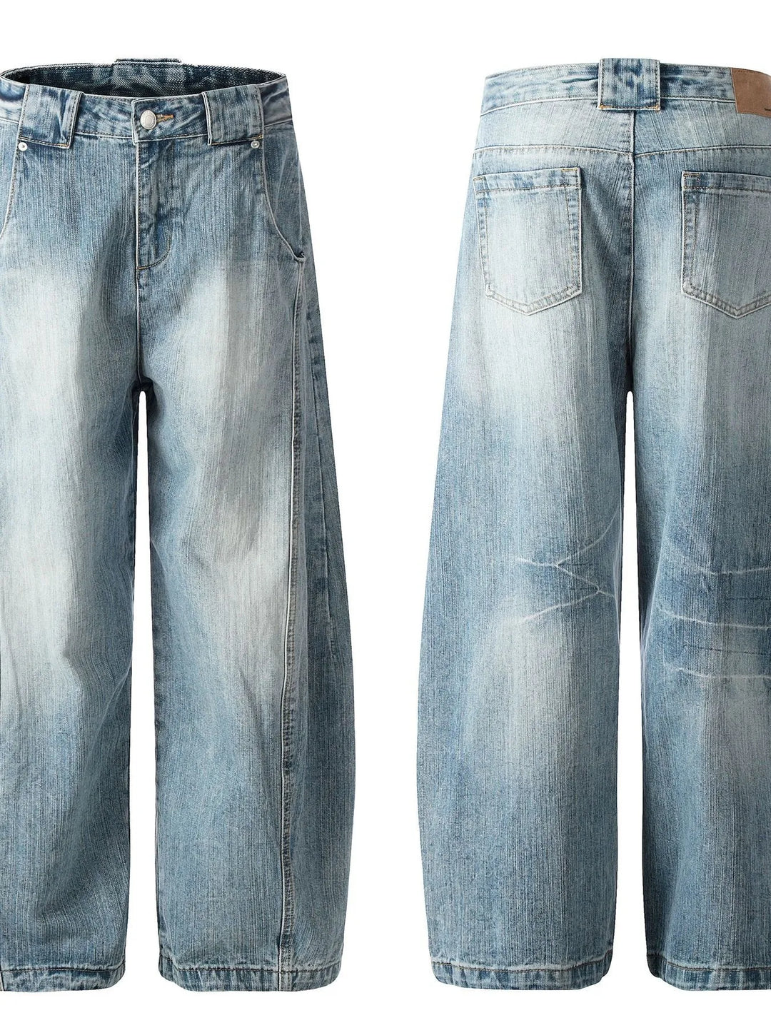Men's Wide Leg Baggy Jeans