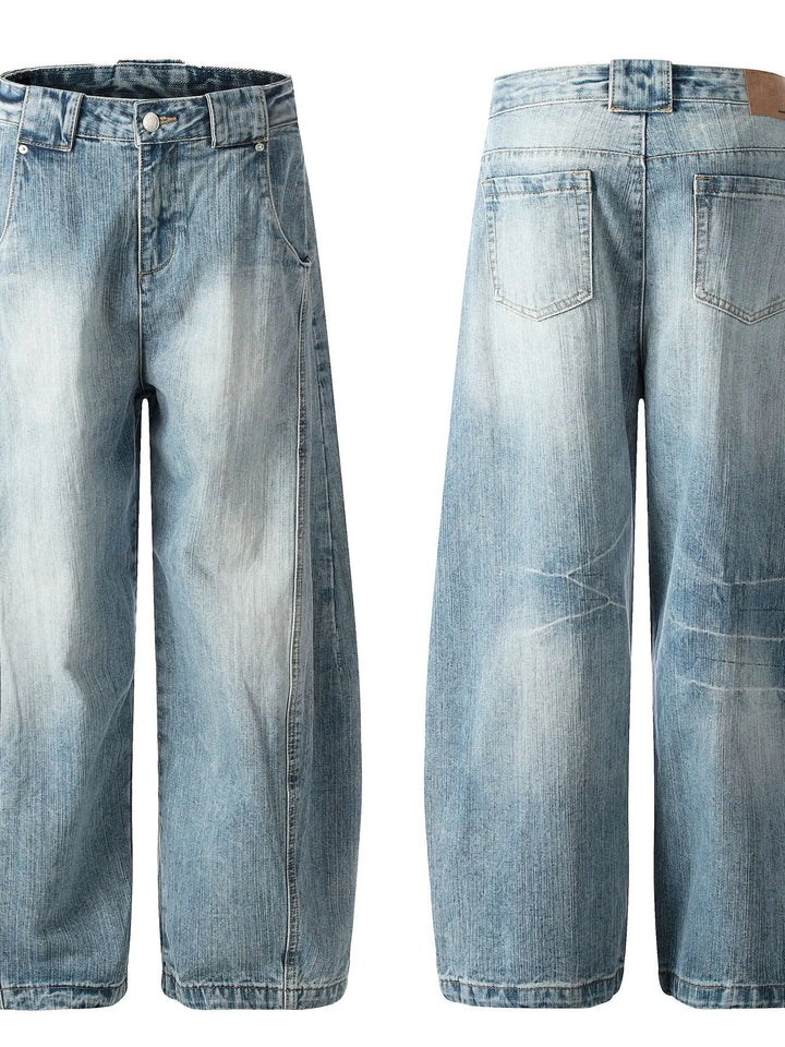 Men's Wide Leg Baggy Jeans