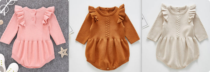 Baby cotton romper